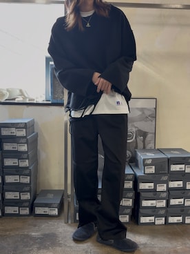 「Theater code（シアターコード）のアイテム」を使った、mikiさん（メンズ・178cm）の春コーディネート