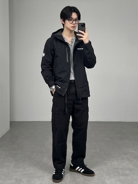 「Mammut（マムート）のアイテム」を使った、mikiさん（メンズ・178cm）の秋コーディネート