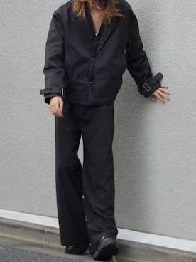 「Theater code（シアターコード）のアイテム」を使った、mikiさん（メンズ・178cm）の秋コーディネート