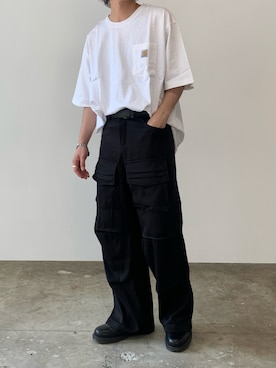 「Theater code（シアターコード）のアイテム」を使った、mikiさん（メンズ・170cm）の春コーディネート