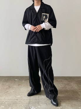 「Theater code（シアターコード）のアイテム」を使った、mikiさん（メンズ・170cm）の春コーディネート