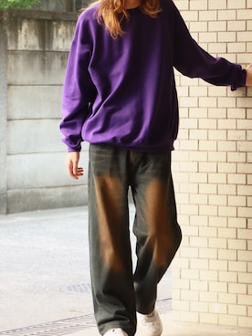 「アイテム（スウェット）」を使った、mikiさん（メンズ・178cm・20代）の夏コーディネート