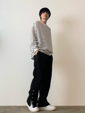 「Theater code（シアターコード）のアイテム」を使った、mikiさん（メンズ・170cm）の夏コーディネート