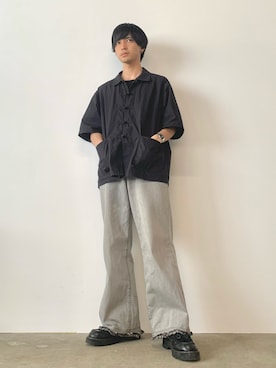 「EDWIN（エドウィン）のアイテム」を使った、mikiさん（メンズ・170cm）の春コーディネート