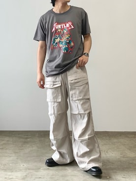「Theater code（シアターコード）のアイテム」を使った、mikiさん（メンズ・170cm）の春コーディネート