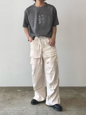 「Theater code（シアターコード）のアイテム」を使った、mikiさん（メンズ・170cm）の春コーディネート