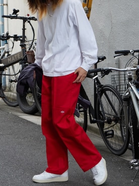「アイテム（チノパンツ）」を使った、mikiさん（メンズ・178cm・20代）の夏コーディネート