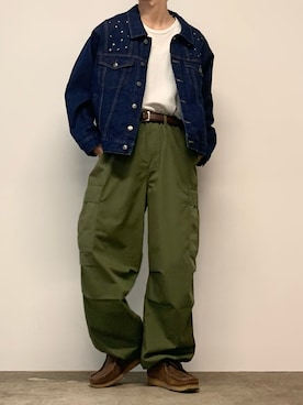 「FREE MAX（フリーマックス）のアイテム」を使った、mikiさん（メンズ・170cm）の秋コーディネート