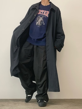 「DIET BUTCHER（ダイエットブッチャー）のアイテム」を使った、mikiさん（メンズ・170cm）の冬コーディネート