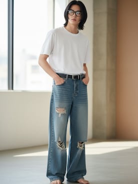 「Theater code（シアターコード）のアイテム」を使った、mikiさん（メンズ・178cm）の春コーディネート