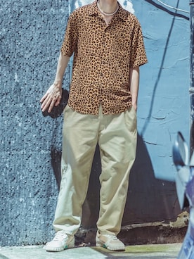 「Dickies（ディッキーズ）のアイテム」を使った、mikiさん（メンズ・178cm）の春コーディネート