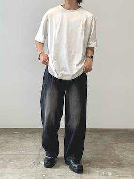 「Theater code（シアターコード）のアイテム」を使った、mikiさん（メンズ・170cm）の春コーディネート