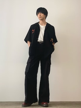 「CLEL（クレイル）のアイテム」を使った、mikiさん（メンズ・170cm）の夏コーディネート