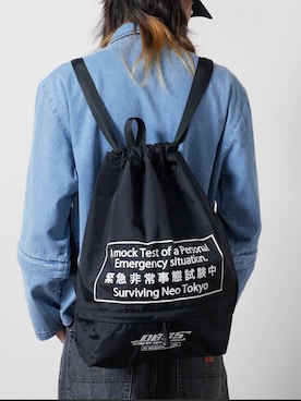 「アイテム（バックパック/リュック）」を使った、mikiさん（メンズ・178cm）の秋コーディネート