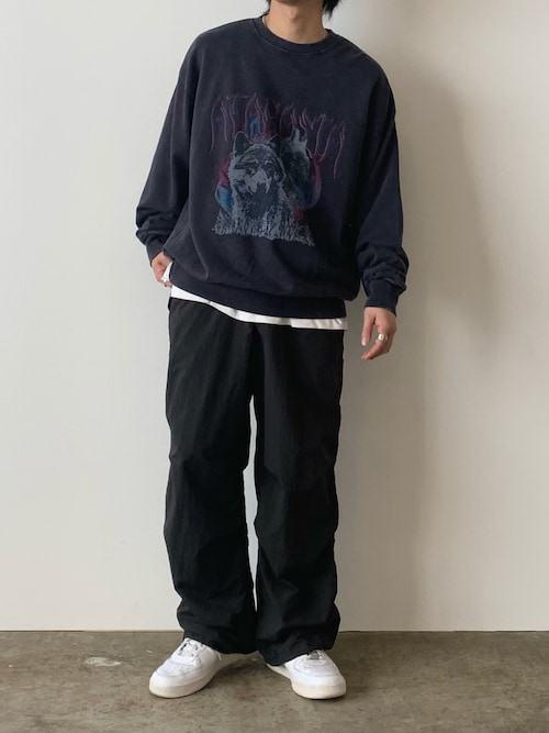ROOP TOKYO トレーナー スウェット ハードグラフィック加工トレーナー