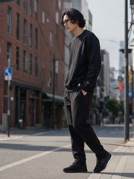 「Russell Athletic（ラッセルアスレティック）のアイテム」を使った、mikiさん（メンズ・178cm）の秋コーディネート