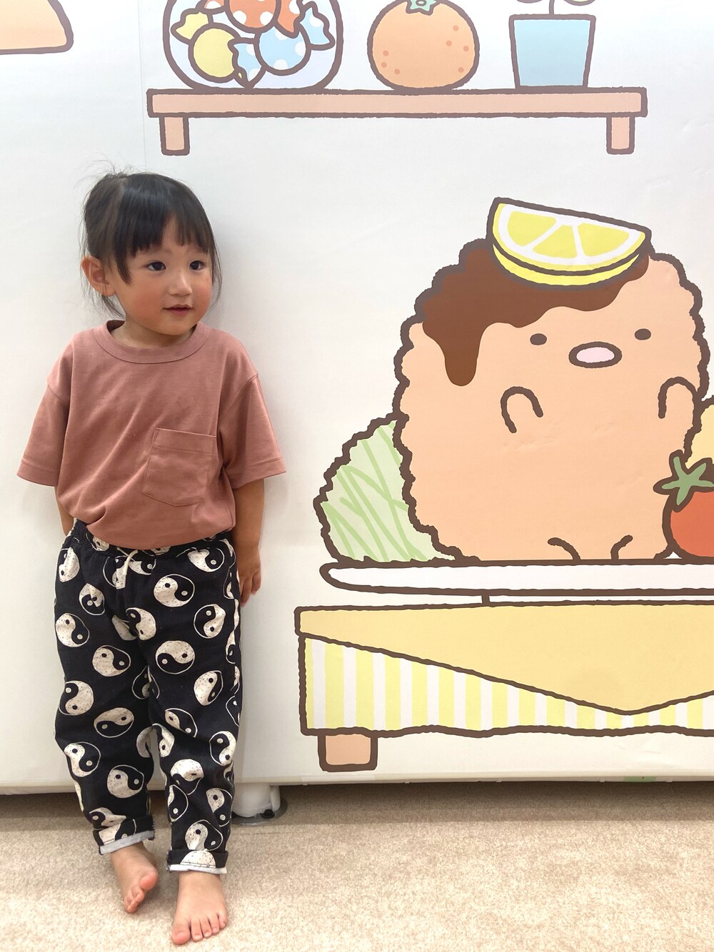 「キッズコーデ、夏コーデ、anotherfox」｜「AnotherFoxのアイテム（パンツ、ブラック系）」を使った、sugiteboyさん（キッズ・90cm）の夏コーディネートの1枚目の写真