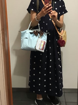 「Import & Select（インポートアンドセレクト）のアイテム（ワンピース/ドレス）」を使った、ワカメさん（レディース・158cm）の夏コーディネート