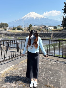「H&M（エイチ・アンド・エム）のアイテム（カーディガン/ボレロ）」を使った、ebimayoさん（レディース・169cm）の夏コーディネート