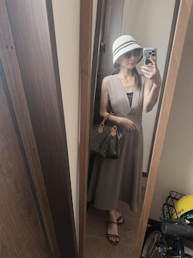 「GU（ジーユー）のアイテム（アクセサリー）」を使った、reichelさん（レディース・150cm）の夏コーディネート