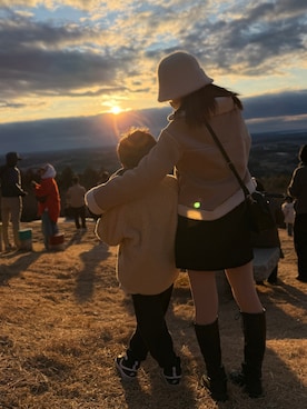 「DAISO（DAISO）のアイテム」を使った、reichelさん（レディース・150cm）の冬コーディネート