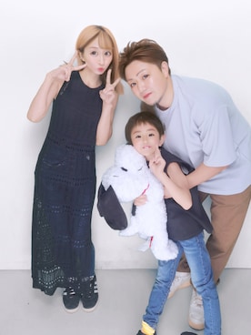 「アイテム（イヤーカフ）」を使った、reichelさん（レディース・150cm）の夏コーディネート