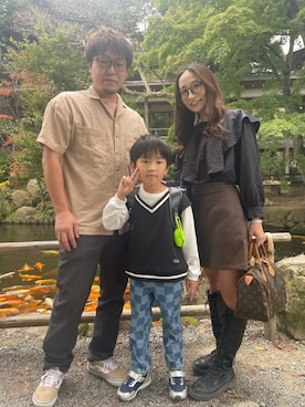 「アイテム（アクセサリー）」を使った、reichelさん（レディース・150cm・30代）の秋コーディネート