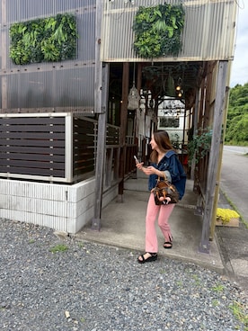 「LOUIS VUITTON（ルイヴィトン）のアイテム（ハンドバッグ）」を使った、reichelさん（レディース・150cm）の夏コーディネート