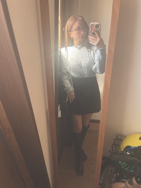 「ピアス」｜reichelさん（レディース・150cm）の秋コーディネート