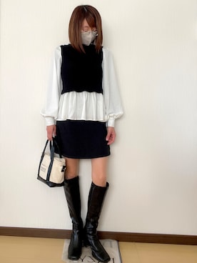 reichelさん（レディース・148cm）の冬コーディネート