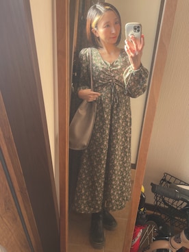 「FUN（ファン）のアイテム（ワンピース/ドレス）」を使った、reichelさん（レディース・150cm）の冬コーディネート