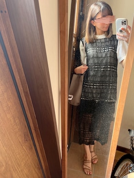 「夢展望（ユメテンボウ）のアイテム（ワンピース/ドレス）」を使った、reichelさん（レディース・148cm）の夏コーディネート