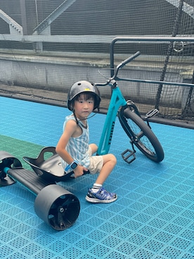 「息子コーデ」｜reichelさん（レディース・150cm）の夏コーディネート