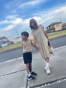 「しまむら（シマムラ）のアイテム」を使った、reichelさん（骨格ウェーブ・レディース・150cm）の夏コーディネート