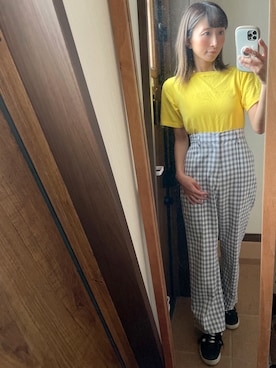 「Allamanda（アラマンダ）のアイテム」を使った、reichelさん（レディース・148cm）の夏コーディネート