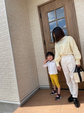 「西松屋（ニシマツヤ）のアイテム」を使った、reichelさん（レディース・150cm・20代）の春コーディネート