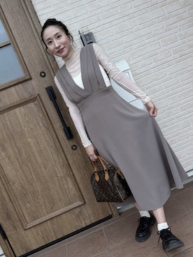 「LOUIS VUITTON（ルイヴィトン）のアイテム（ハンドバッグ）」を使った、reichelさん（レディース・150cm）の春コーディネート