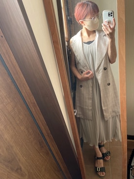 「#オトナカジュアル」｜「アイテム（ワンピース/ドレス）」を使った、reichelさん（レディース・148cm）の秋コーディネート