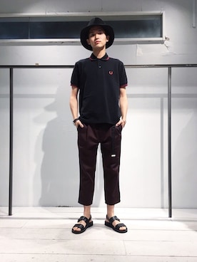 「STUDIOUS SELECT(STUDIOUS SELECT)」｜「アイテム（その他）」を使った、Yuyaさん（メンズ・177cm）の夏コーディネート