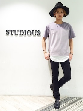 「STUDIOUS SELECT(STUDIOUS SELECT)」｜Yuyaさん（メンズ・177cm）の春コーディネート