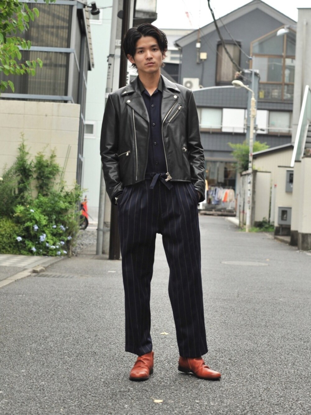 hl heddie lovu ダブルライダースジャケット mj11164- stand riders(cow leather) スタンドライダース