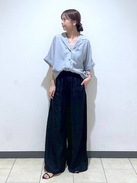 「アイテム（パンツ）」を使った、RYOKOさん（レディース・158cm・30代）の夏コーディネート