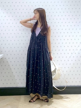 「A part by（アパートバイ）のアイテム（ワンピース/ドレス）」を使った、RYOKOさん（レディース・158cm）の夏コーディネート