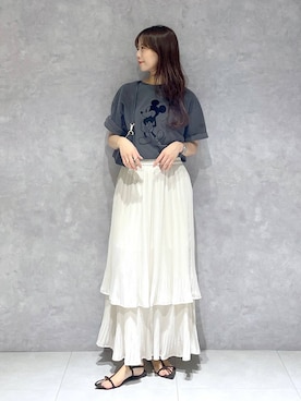 「アイテム（スカート）」を使った、RYOKOさん（レディース・158cm・30代）の秋コーディネート