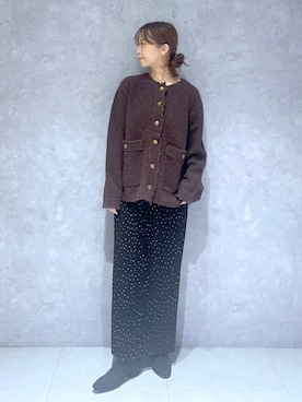 「旅行」｜RYOKOさん（レディース・158cm）の冬コーディネート