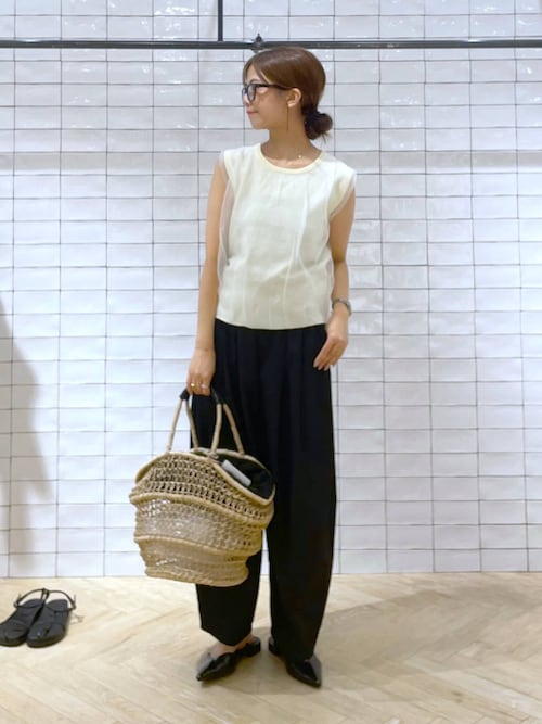 BAGMATI / バグマティ】レザーハンドルカゴバッグ【WEB限定