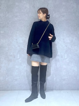 「旅行」｜RYOKOさん（レディース・158cm）の冬コーディネート