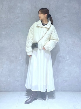 「apart by lowrys」｜「アイテム（ジャケット/アウター）」を使った、RYOKOさん（レディース・158cm）の冬コーディネート