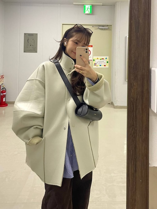 セール】ムートンリバーブルゾン（ブルゾン）｜A part by（アパート