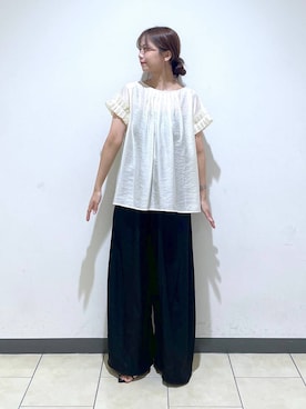 「A part by（アパートバイ）のアイテム」を使った、RYOKOさん（レディース・158cm）の夏コーディネート